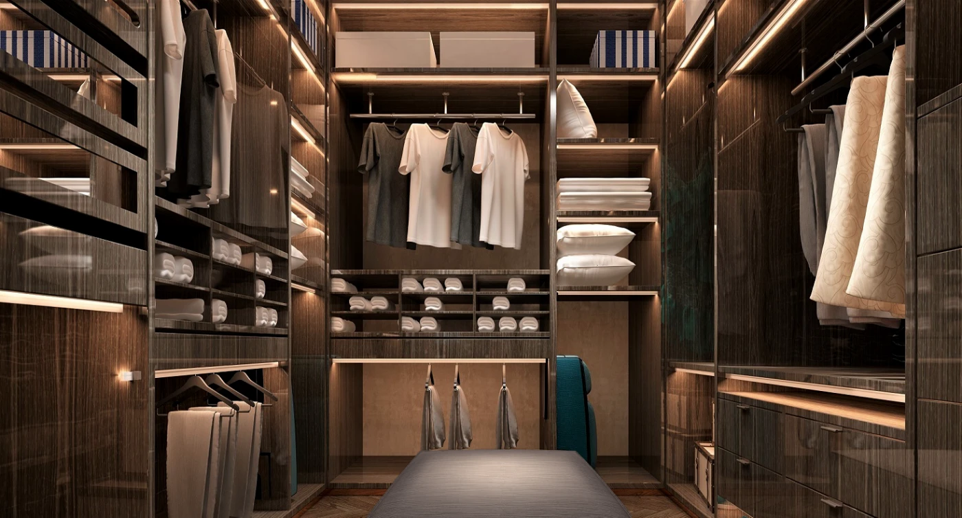 Interiors and wardrobe company website on PixelClub