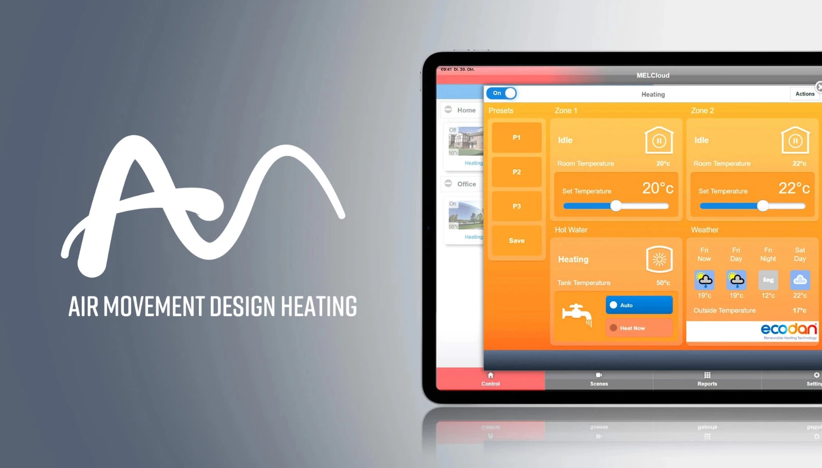 Air Movement Design website example